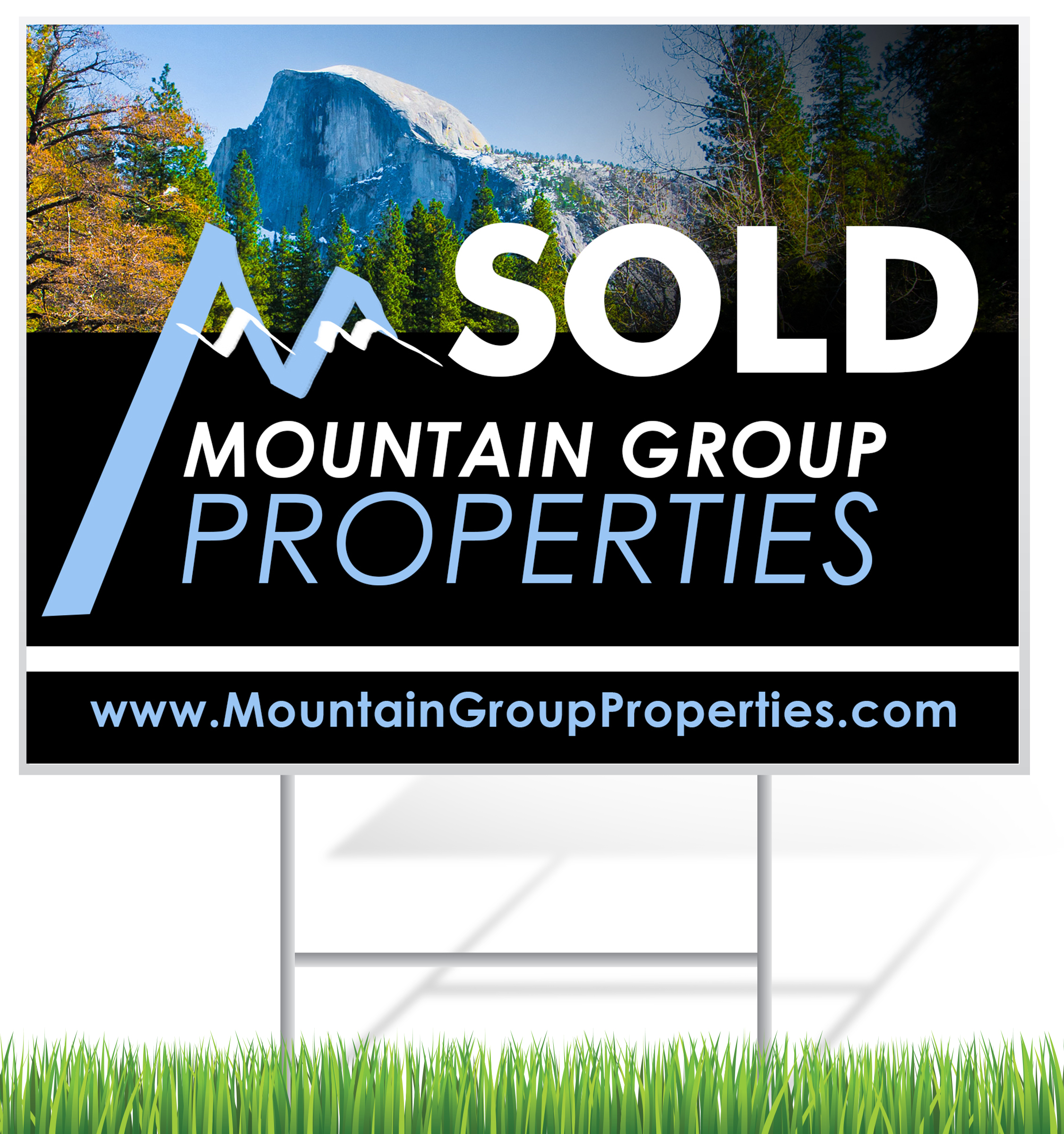 Sold Lawn Sign Example | LawnSigns.com